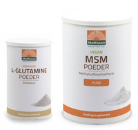 Mattisson HealthStyle L-Glutamine Poeder en Pure MSM Poeder -