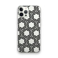 Geometrisch patroon: iPhone 12 Pro Max Transparant Hoesje