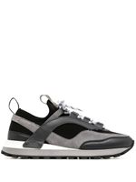 Ferragamo baskets à design à empiècements - Noir