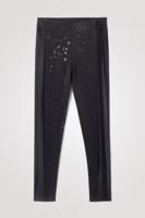 Slim fit legging met sterrenbeelden - BLACK - M