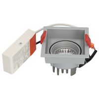 BM100-03 Vierkant kantelbaar Zilver