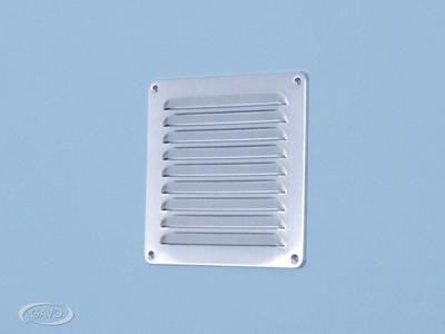 Schoepenrooster aluminium grijs RAL 7016