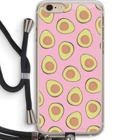 Dancing avocados: iPhone 6 PLUS / 6S PLUS Transparant Hoesje met koord