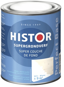 histor perfect base super grondverf wit 0.25 ltr