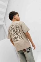 Ballin Amsterdam Coral Overload T-Shirt Kids Beige - Maat 140 - Kleur: Beige | Soccerfanshop
