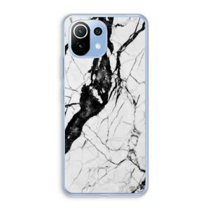 Witte marmer 2: Xiaomi Mi 11 Lite Transparant Hoesje