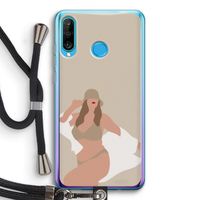 One of a kind: Huawei P30 Lite Transparant Hoesje met koord