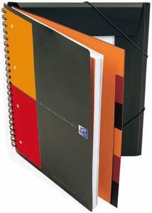 Oxford INTERNATIONAL organiserbook, 160 bladzijden, ft A4+, geruit 5 mm