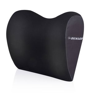 Dunlop Neksteun - Nekkussen Autostoel - 100% Memory Foam - Universele Pasvorm - Zwart