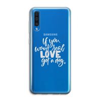 Partner in crime: Samsung Galaxy A50 Transparant Hoesje