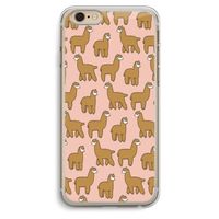 Alpacas: iPhone 6 Plus / 6S Plus Transparant Hoesje