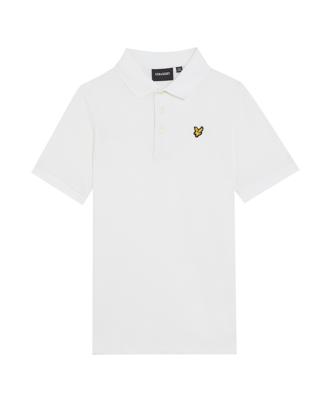 Lyle & Scott winter polo shirt jongens - wit