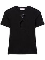 PUCCI t-shirt à détails de découpes - Noir