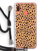 Panter: Samsung Galaxy A20e Transparant Hoesje met koord Panter: Samsung Galaxy A20e Transparant Hoesje met koord