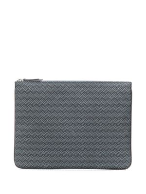 DELAGE pochette zippée Pochette Plate GM - Gris