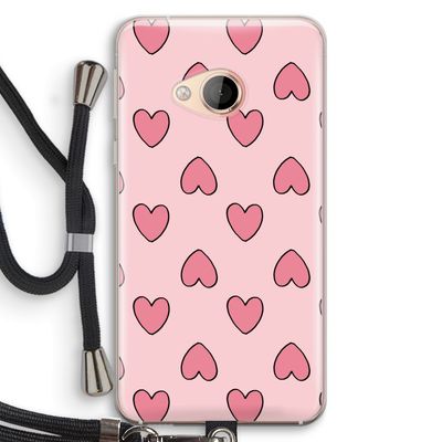Ondersteboven verliefd: HTC U Play Transparant Hoesje met koord