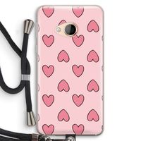 Ondersteboven verliefd: HTC U Play Transparant Hoesje met koord