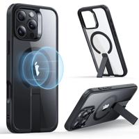 iPhone 16 Pro Boost Flickstand Case (HaloLock) - Clear Black