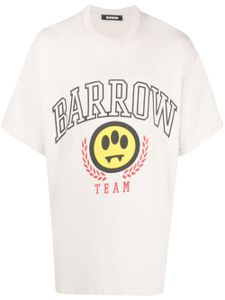 BARROW t-shirt en coton à logo imprimé - Tons neutres