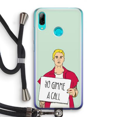 Gimme a call: Huawei P Smart (2019) Transparant Hoesje met koord