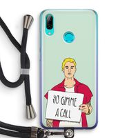 Gimme a call: Huawei P Smart (2019) Transparant Hoesje met koord