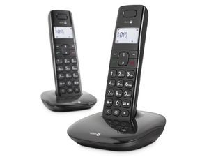 Doro Comfort 1010 duo DECT-telefoon Zwart Nummerherkenning