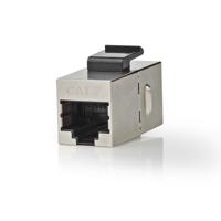 Nedis Netwerkkoppeling | CAT6a / CAT7 | Afgeschermd | RJ45 Female | RJ45 Female | Recht | Metaal | Doos - CCGB89015ME