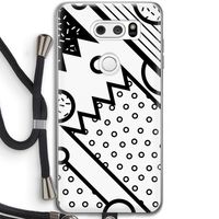 Pop Art #4: LG V30 Transparant Hoesje met koord