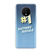 Victory Royale: OnePlus 7T Transparant Hoesje