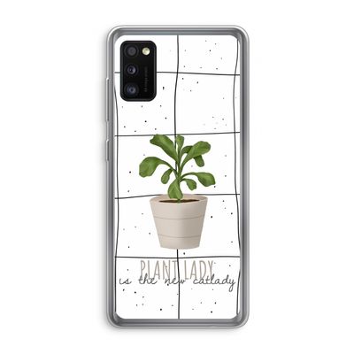 Kamerplant op vensterruit: Samsung Galaxy A41 Transparant Hoesje