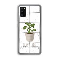 Kamerplant op vensterruit: Samsung Galaxy A41 Transparant Hoesje