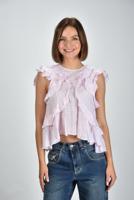 Marant Etoile Blouse Nalou HT0828FA-B3J04E light pink