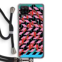 Skew Blush 2: Samsung Galaxy A12 Transparant Hoesje met koord
