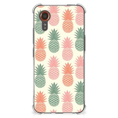 Samsung Galaxy Xcover 7 Beschermhoes Ananas Samsung Galaxy Xcover 7 Beschermhoes Ananas