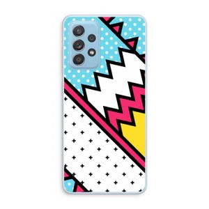 Pop Art #2: Samsung Galaxy A73 Transparant Hoesje