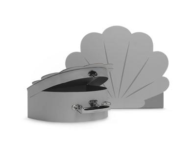 'Jollein Koffertje Grijs Schelp - Klein  21x15x8 cm' kopen? | FOR YOU GIFTS