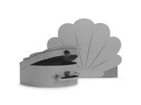 'Jollein Koffertje Grijs Schelp - Klein  21x15x8 cm' kopen? | FOR YOU GIFTS