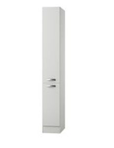Apothekerskast wit hoogglans met 5 laden 211 cm hoog RAI-996
