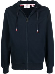 Rossignol hoodie zippé à logo imprimé - Bleu