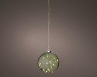 Micro led bal 14cm groen warm wit
