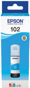 Epson inktfles 102, 6.000 pagina&apos;s, OEM C13T03R240, cyaan