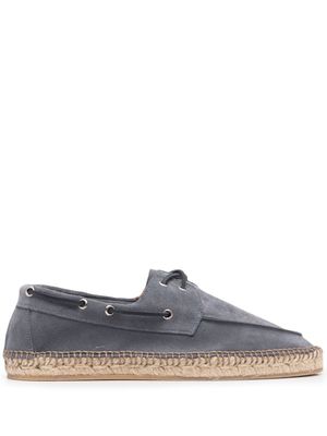 Scarosso chaussures bateau Felipe en daim - Gris
