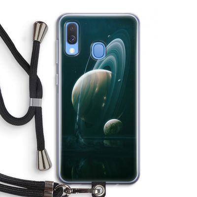 Mercurius: Samsung Galaxy A40 Transparant Hoesje met koord