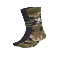 adidas Originals Adicolor sokken - set van 2 kaki/zwart - thumbnail