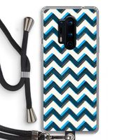 Onderbroken lijn: OnePlus 8 Pro Transparant Hoesje met koord