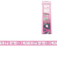 Amscan Folie banner it s a girl 7,62 m | 36 stuks