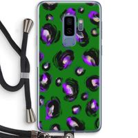 Green Cheetah: Samsung Galaxy S9 Plus Transparant Hoesje met koord