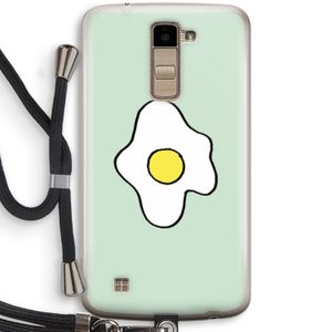 Spiegelei: LG K10 (2016) Transparant Hoesje met koord