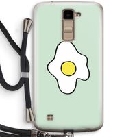 Spiegelei: LG K10 (2016) Transparant Hoesje met koord