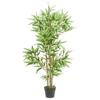 VidaXL Kunstplant bamboe 552 bladeren 120 cm groen